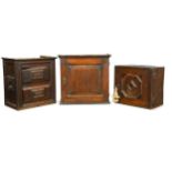 Three spice cabinets, 18th century,