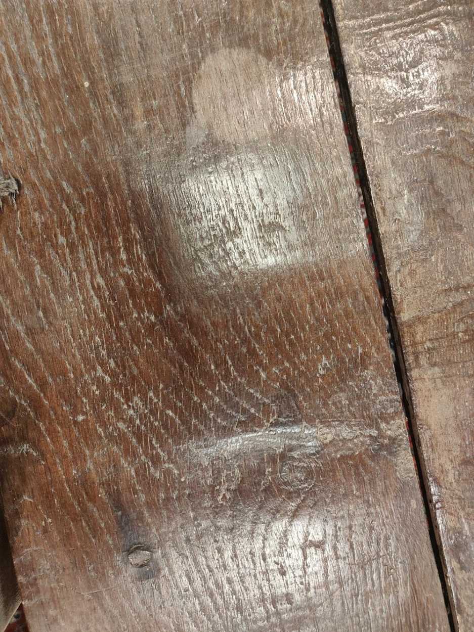 A small oak refectory table, 17th century, - Image 11 of 13