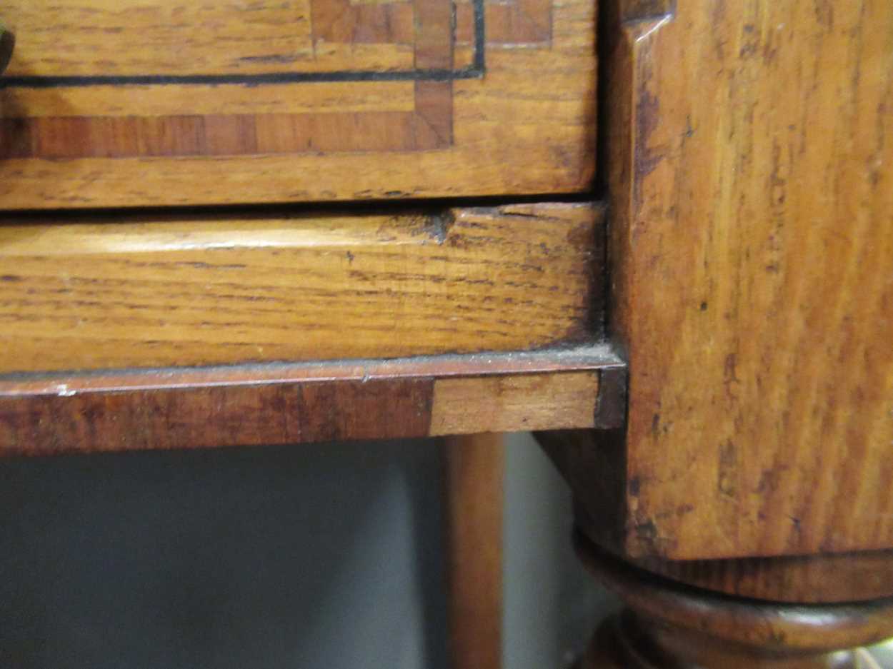 A Victorian pitch pine marble top washstand, - Image 15 of 15