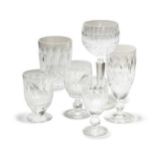 A part suite of Waterford Colleen pattern drinking glasses,