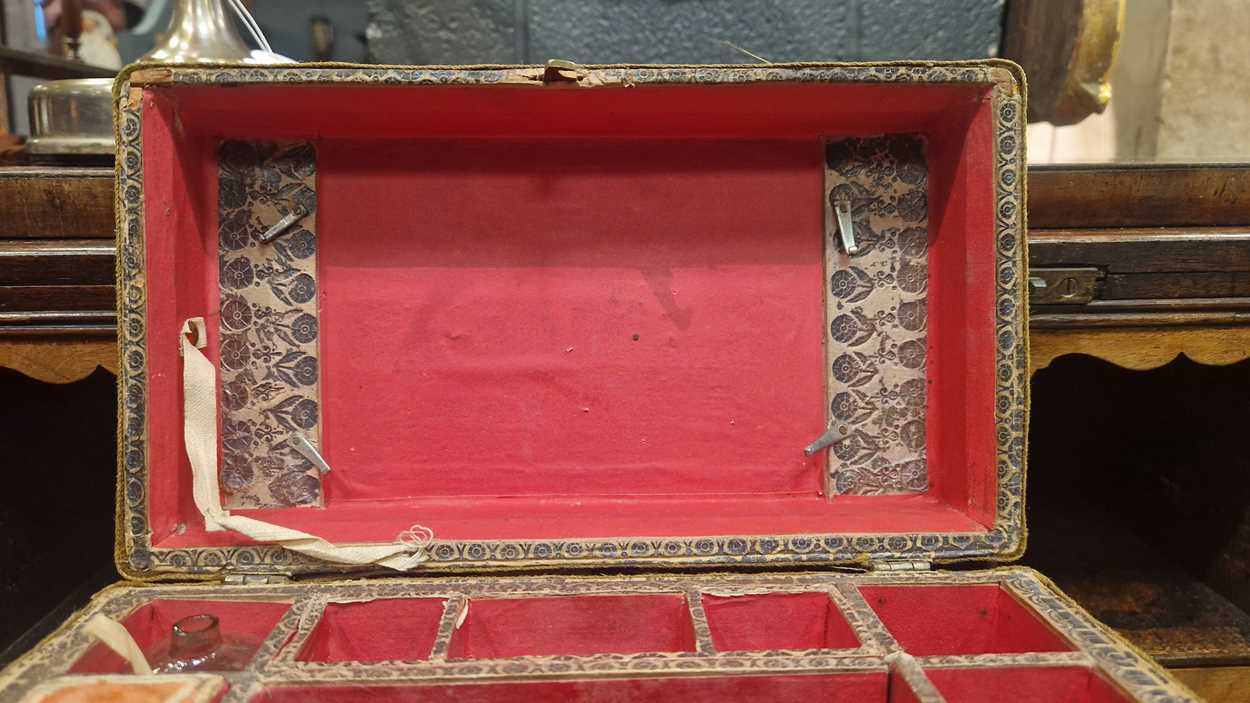 A Charles II stumpwork casket, - Image 21 of 22