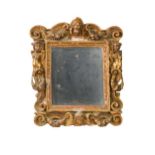 An Italian Renaissance style wall mirror, 17th century,