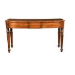 A William IV mahogany serving table,