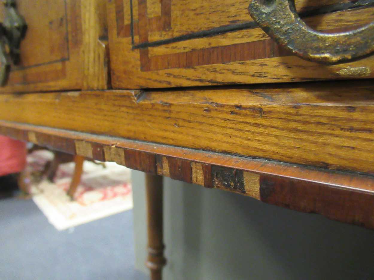 A Victorian pitch pine marble top washstand, - Image 14 of 15