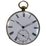 Le Compte, Genève - A mid 19th century open faced pocket watch,