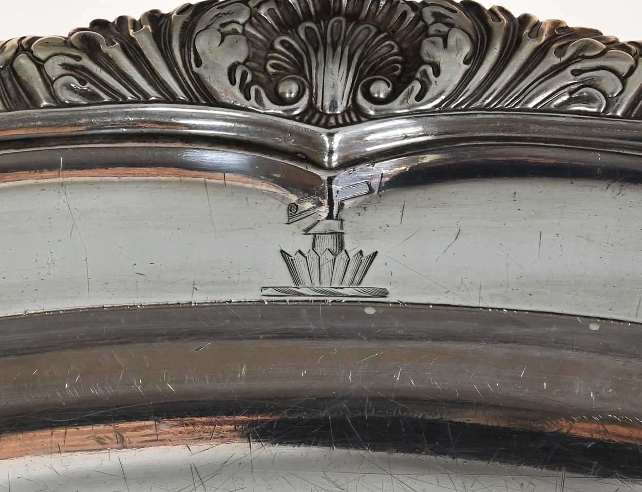 A pair of George IV silver meat dishes, mark of William Bateman I, - Image 3 of 4