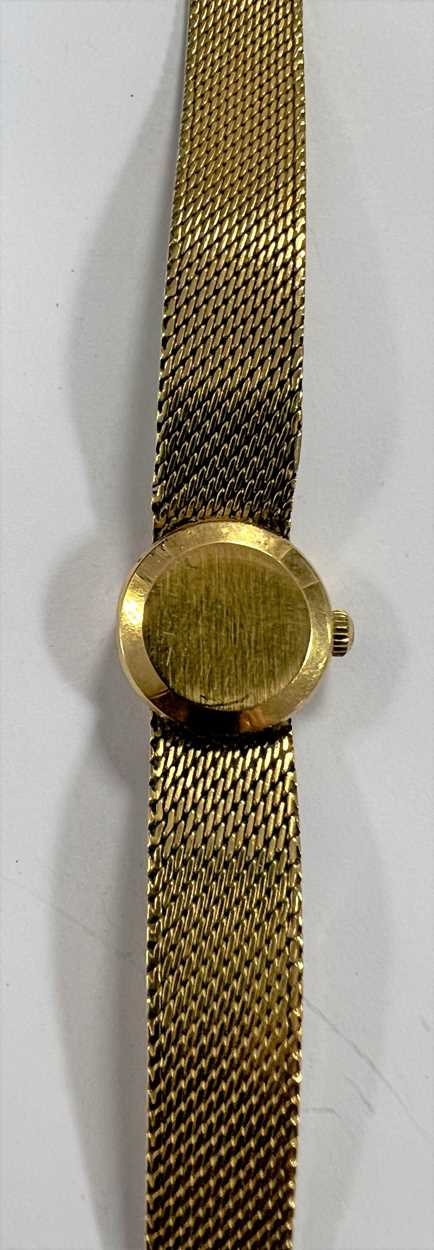 Omega - An 18ct gold 'Ladymatic' wristwatch, - Image 2 of 7