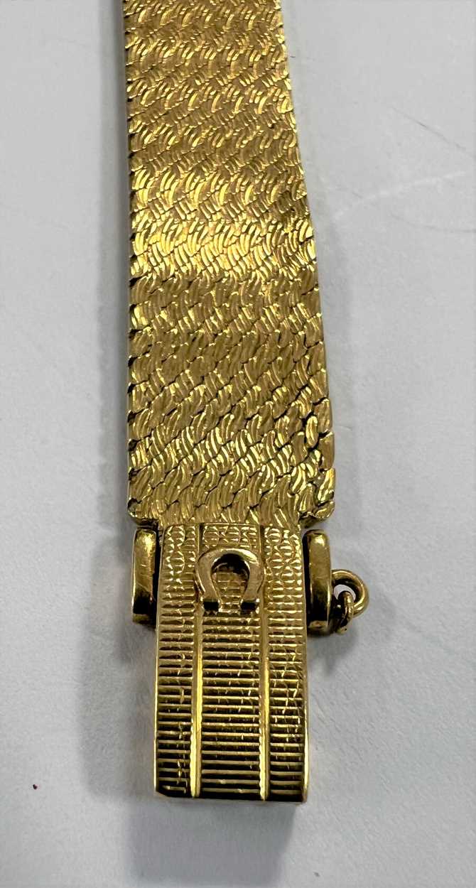 Omega - An 18ct gold 'Ladymatic' wristwatch, - Image 4 of 7