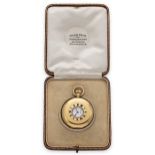 Baume & Co. for Maurice Moses, London - An 18ct gold half hunter pocket watch,