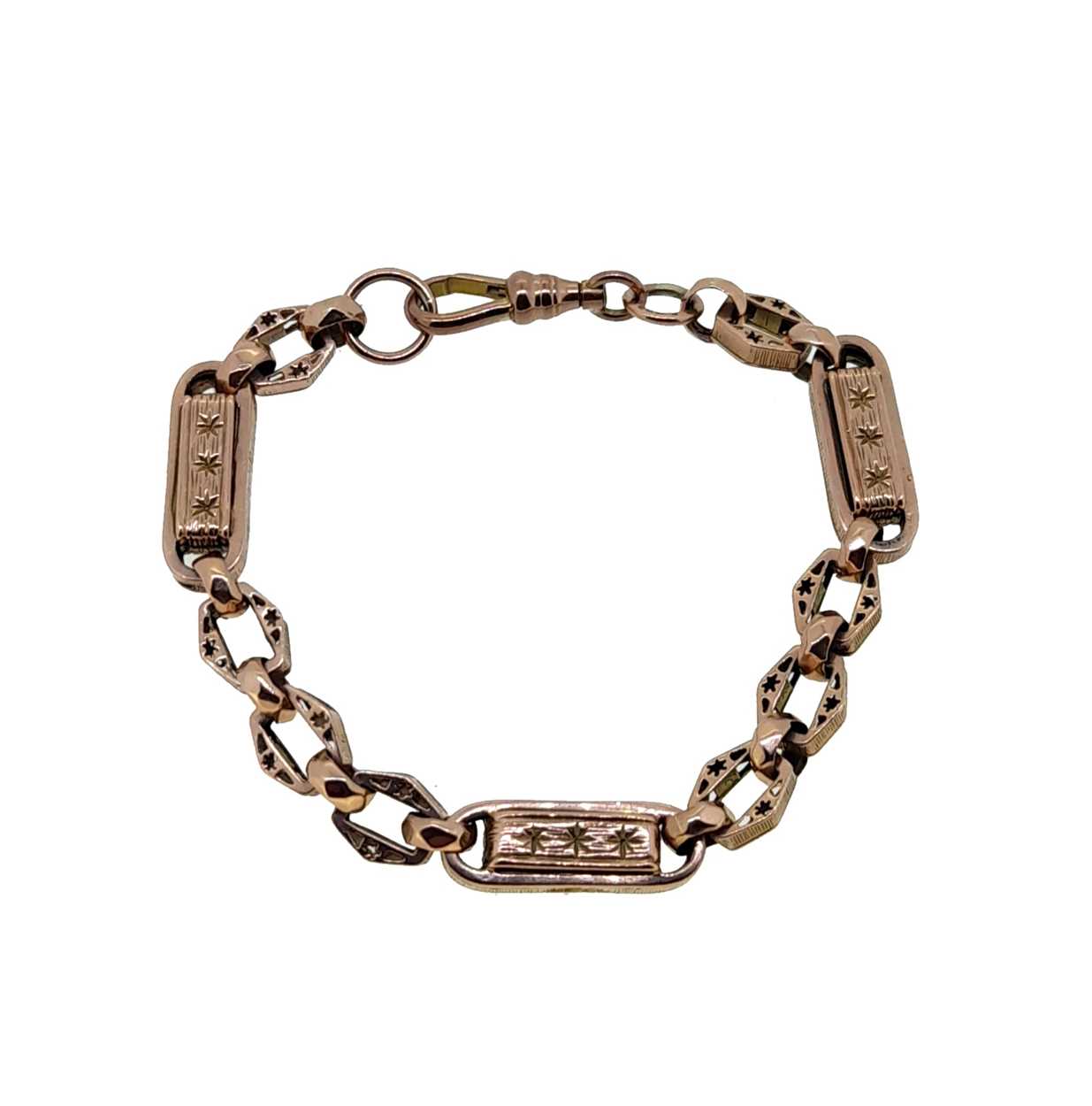 A fancy link bracelet,