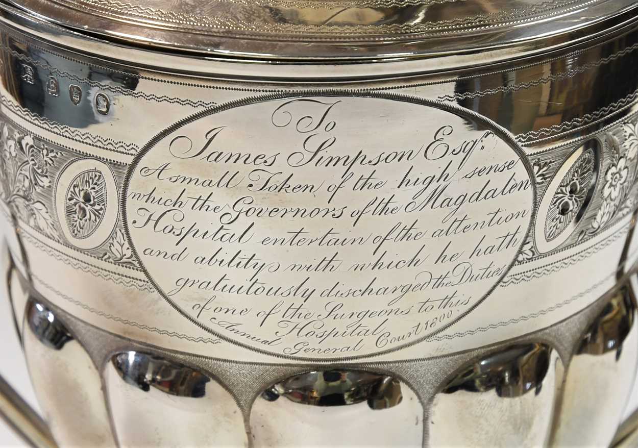 A George III silver two handled cup and cover, - Image 5 of 10