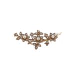 Cropp & Far - A late 20th century pearl brooch,