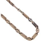 A Victorian fancy link chain,