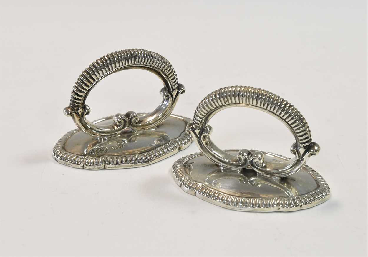 A pair of George V silver entrée dishes, - Image 12 of 12