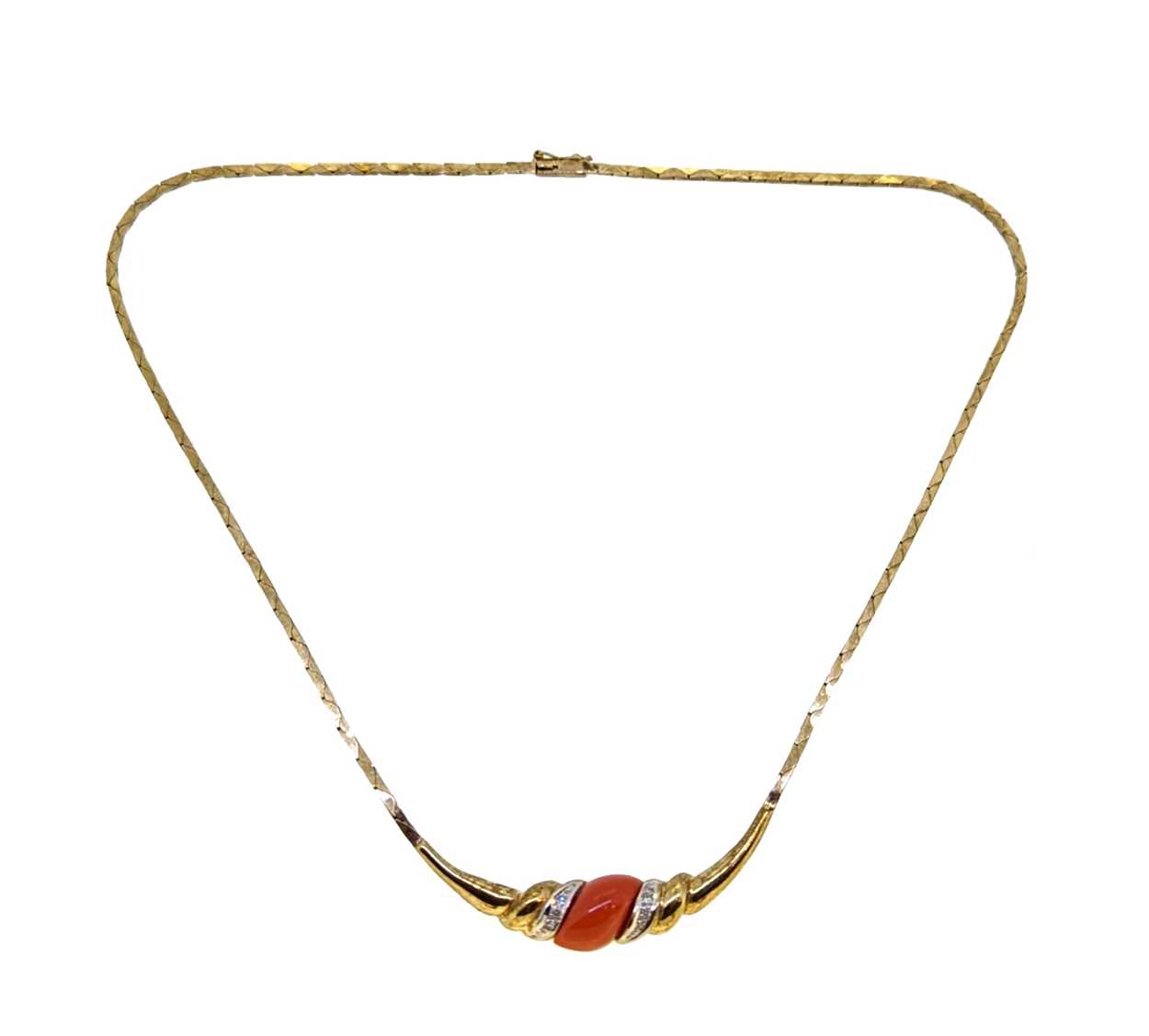 A late 20th century suite of coral jewellery, - Image 2 of 5