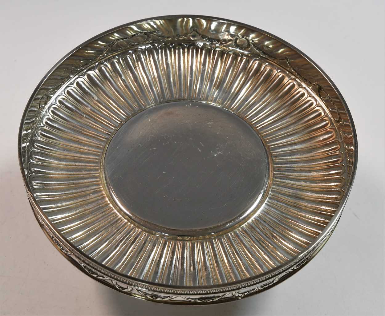 A pair of late 19th century Austrian metalwares silver standing dishes, - Image 3 of 6