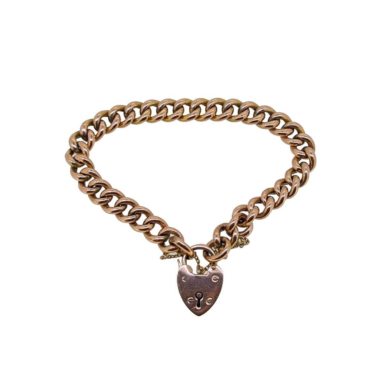 An Edwardian 9ct gold bracelet,