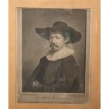 N. Dupuis after Rembrandt, Portrait of Herman Doomer, engraving with etching, circa 1713, 27 x 21cm;