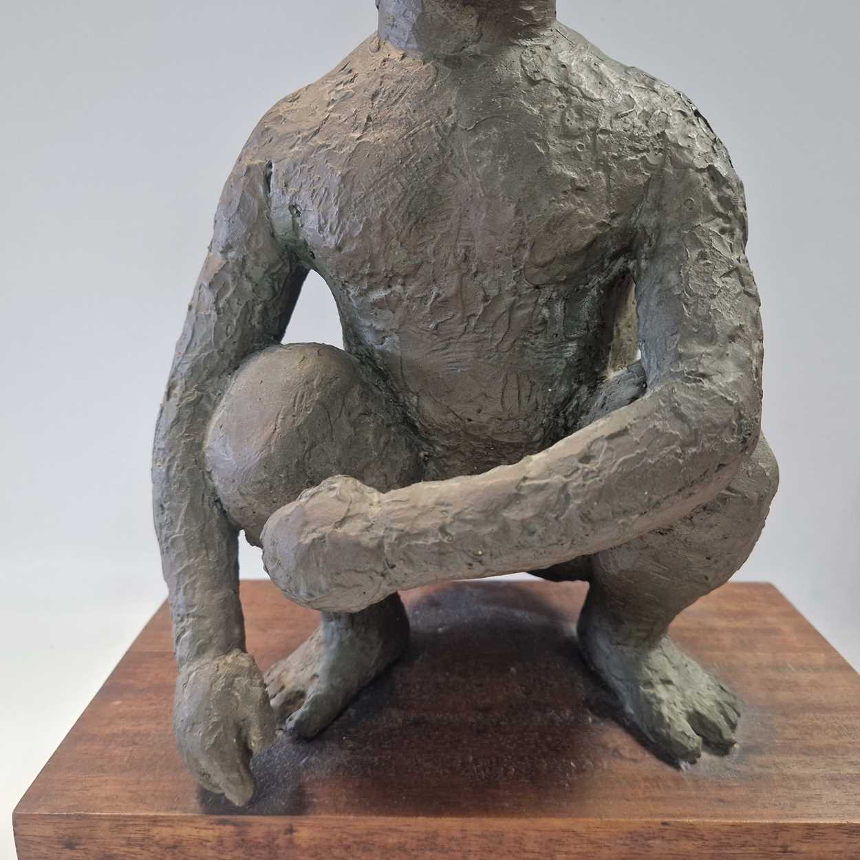 § Daphne Hardy Henrion (1917-2003), a bronzed plaster model of a squatting child, - Image 6 of 8