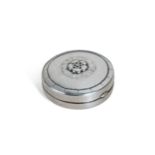 Georg Jensen (1866-1935), a Danish silver pill box, pattern no. 79,