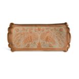 An Art Nouveau copper tray, possibly Fivemiletown,