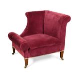 After Edwin Lutyens, an upholstered 'Napoleon' armchair,
