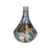 Robert Wallace Martin for the Martin Brothers, a small stoneware vase, circa 1877-1885,