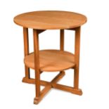 Gordon Russell, a golden oak two-tier occasional table,