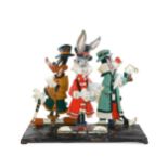 A Warner Brothers tin plate carolling group,