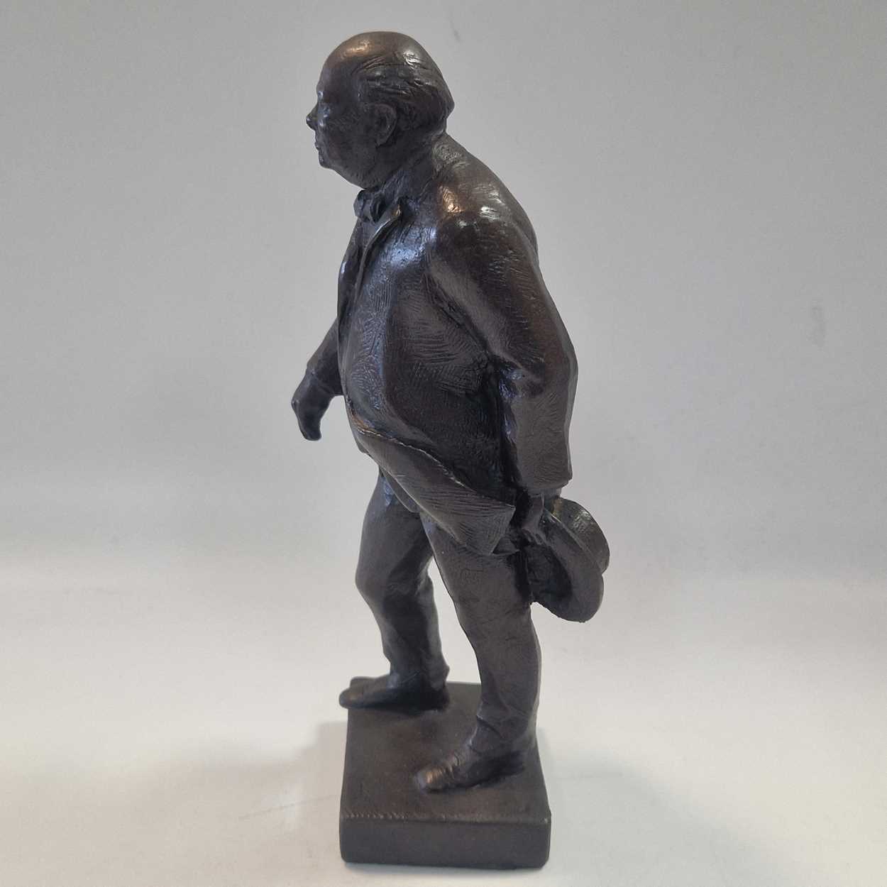 § Franta Belsky (1921-2000), a bronzed resin figure of Winston Churchill, - Image 6 of 8