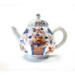 A Chinese Imari teapot and cover, early 18th century,