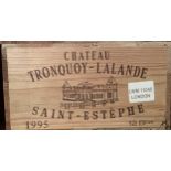 Chateau Tronquoy-Lalande, St Estephe 1995,