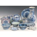 A group of mainly Chinese porcelains, various dates and styles with some reproductions