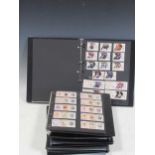 Six Harrington & Byrne presentation albums of mint, unused stamps, comprising, George VI, 1937