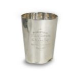 A (probably) George III silver beaker,