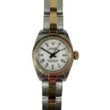 Rolex - A 2-tone 'Oyster Perpetual 25' wristwatch,