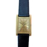 Omega - A Swiss 18ct gold wristwatch,