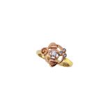Clogau - A 9ct gold diamond set dress ring,