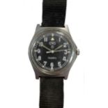 Cabot Watch Company - A steel 'G10' Royal Navy issue wristwatch,