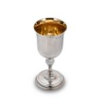 A George II silver communion cup,