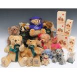 Five limited edition Hermann Centennial Decade Bears, comprising 1960, 1970, 1980, 1990 & 2000,