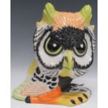 Lorna Bailey, a large limited edition model owl, No. 4/4, 34cm high