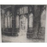 A group of five architectural etchings,