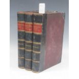 Shakespeare's Works, 6 vols in three, 4to, no date, 19th century, illustrated, half calf