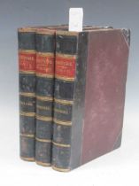 Shakespeare's Works, 6 vols in three, 4to, no date, 19th century, illustrated, half calf