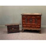 A Korean chest of drawers, early 20th century 89 x 93 x 43cm, and another small chest of drawers