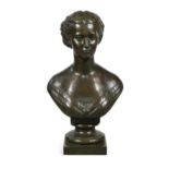 Mary Thornycroft (1809-1895), a bronze bust of Alexandra, Princess of Wales,