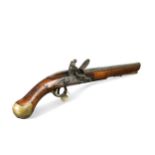 A George III Tower Long Sea Service flintlock belt pistol,