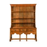 A fruitwood dresser, early 19th century,