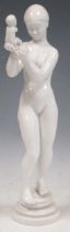 A Bing & Grondhal figure of Venus With Apple, 37cm high